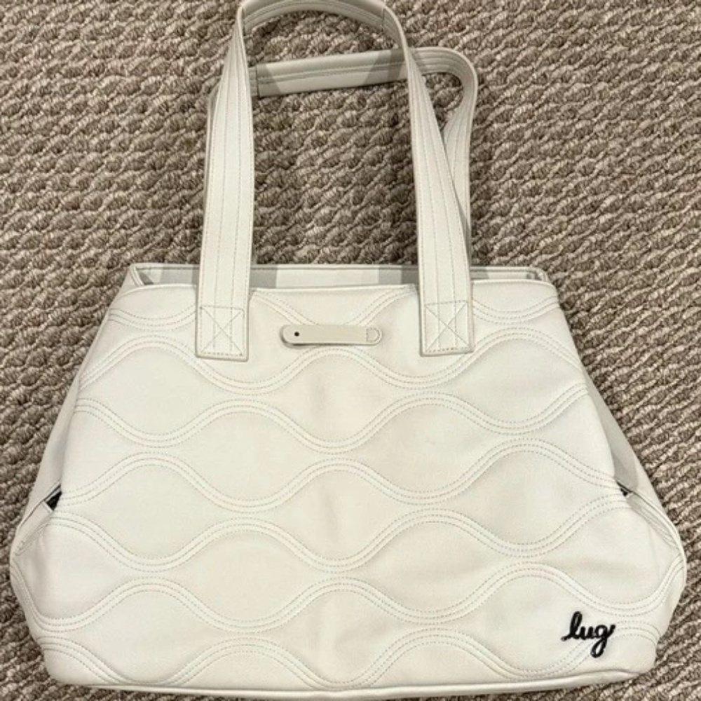 Lug Tempo Matte Luxe Pebble with Icepop Stitch Tote